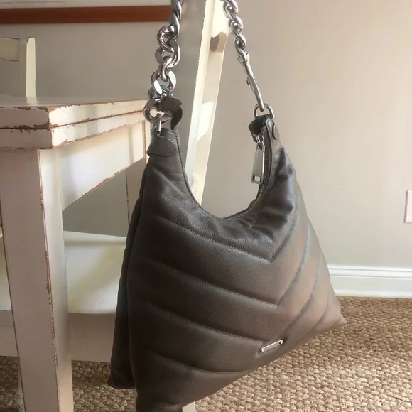 New: Rebecca Minkoff Edie Maxi Hobo Bag. Leather